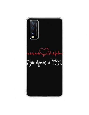Coque Vivo Y20S Just Thinking of You Coeur Love Amour - Julien Martinez