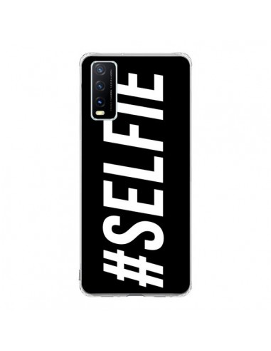 Coque Vivo Y20S Hashtag Selfie Noir Horizontal - Jonathan Perez