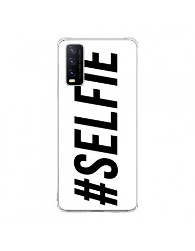 Coque Vivo Y20S Hashtag Selfie Blanc Horizontal - Jonathan Perez