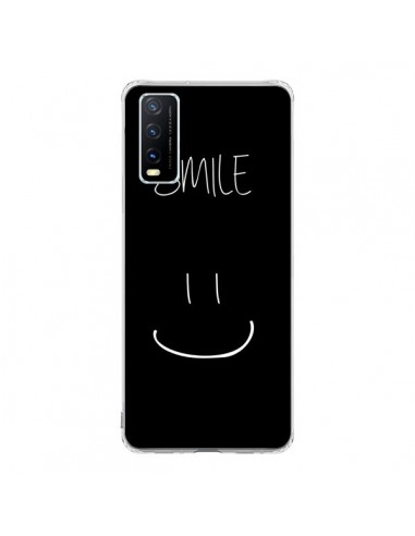 Coque Vivo Y20S Smile Souriez Noir - Jonathan Perez