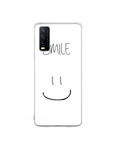 Coque Vivo Y20S Smile Souriez en Blanc - Jonathan Perez