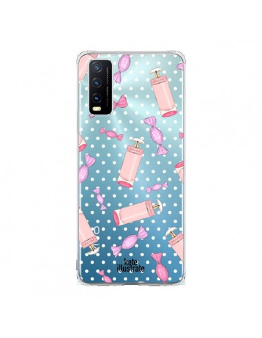 Coque Vivo Y20S Candy Bonbons Transparente - kateillustrate