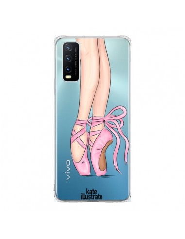 Coque Vivo Y20S Ballerina Ballerine Danse Transparente - kateillustrate