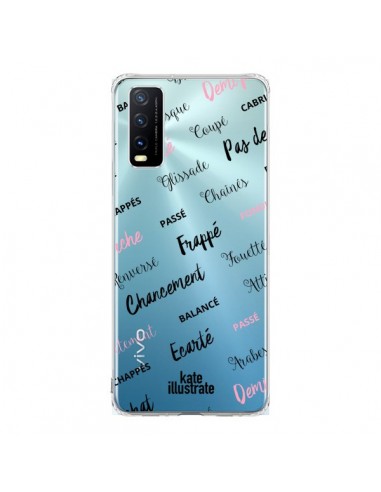 Coque Vivo Y20S Ballerina Ballerine Mots Transparente - kateillustrate
