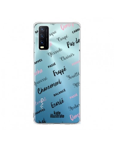 Coque Vivo Y20S Ballerina Ballerine Mots Transparente - kateillustrate