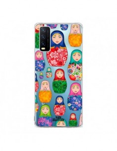 Coque Vivo Y20S Matryoshka Dolls Poupées Russes...