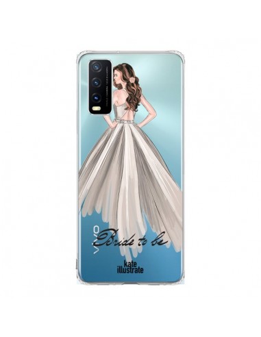 Coque Vivo Y20S Bride To Be Mariée Mariage Transparente - kateillustrate