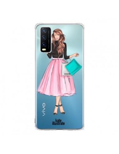 Coque Vivo Y20S Shopping Time Transparente - kateillustrate