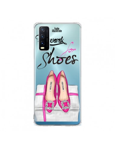 Coque Vivo Y20S I Work For Shoes Chaussures Transparente - kateillustrate