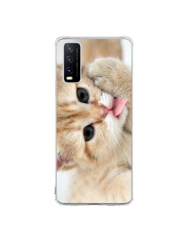 Coque Vivo Y20S Chat Cat Tongue - Laetitia