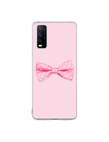 Coque Vivo Y20S Noeud Papillon Rose Girly Bow Tie - Laetitia