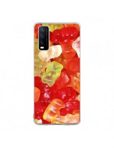 Coque Vivo Y20S Bonbon Ourson Multicolore Candy - Laetitia