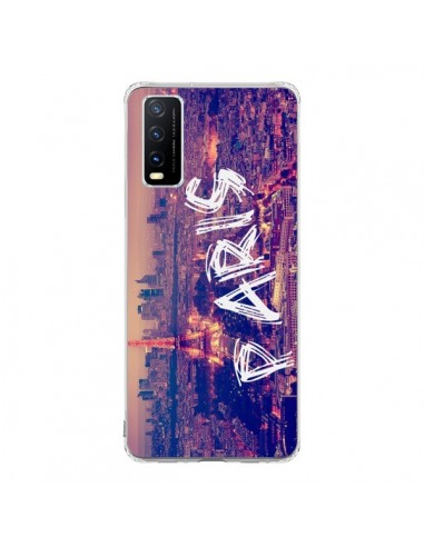 Coque Vivo Y20S Paris Tour Eiffel Tower Nuit - Laetitia