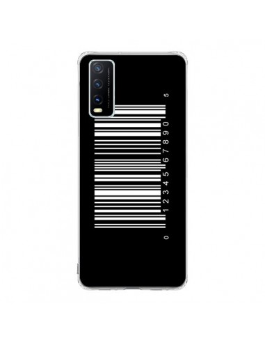 Coque Vivo Y20S Code Barres Blanc - Laetitia