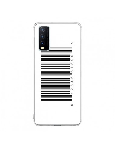 Coque Vivo Y20S Code Barres Noir - Laetitia