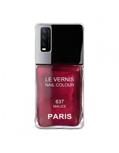 Coque Vivo Y20S Vernis Paris Malice Violet - Laetitia