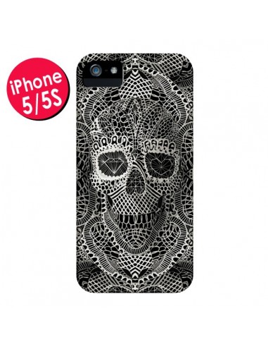 Coque Skull Lace Tête de Mort pour iPhone 5 et 5S - Ali Gulec