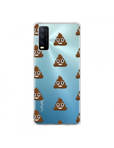 Coque Vivo Y20S Shit Poop Emoticone Emoji Transparente - Laetitia