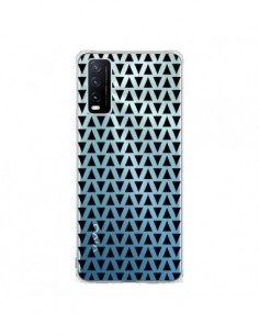 Coque Vivo Y20S Triangles Romi Azteque Noir Transparente...