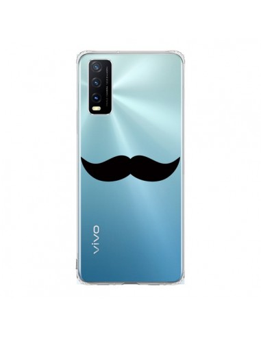 Coque Vivo Y20S Moustache Movember Transparente - Laetitia