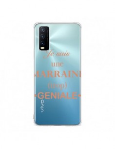 Coque Vivo Y20S Je suis une marraine trop géniale...