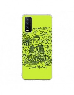 Coque Vivo Y20S Buddha Listen to your body Love Zen Relax...