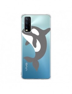 Coque Vivo Y20S Orque Orca Ocean Transparente - Petit...