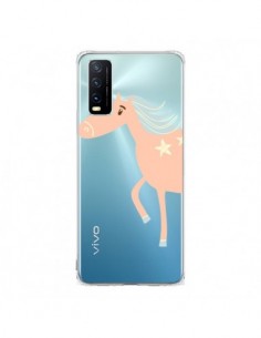 Coque Vivo Y20S Licorne Unicorn Rose Transparente - Petit...