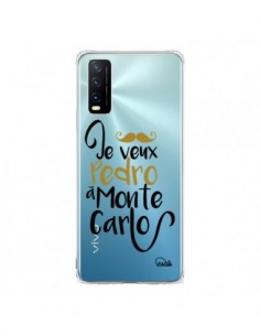 Coque Vivo Y20S Je veux Pedro à Monte Carlo Transparente...