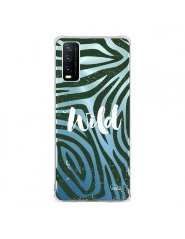 Coque Vivo Y20S Wild Zebre Jungle Transparente - Lolo Santo