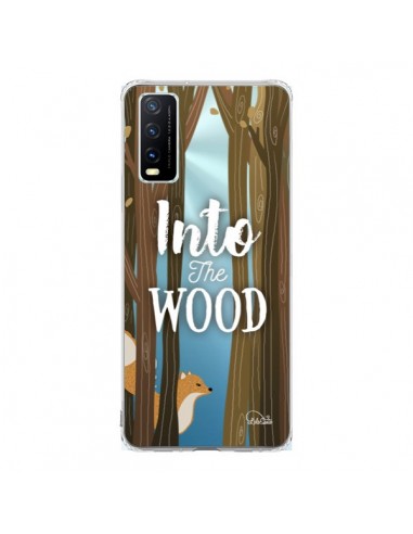 Coque Vivo Y20S Into The Wild Renard Bois Transparente - Lolo Santo