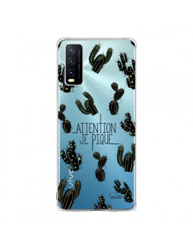 Coque Vivo Y20S Cactus Je Pique Transparente - Lolo Santo