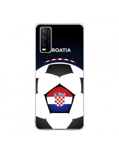 Coque Vivo Y20S Croatie Ballon Football - Madotta