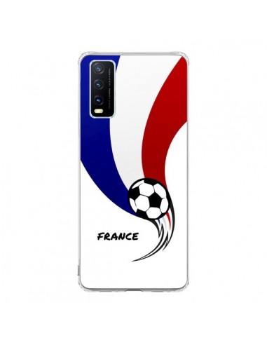 Coque Vivo Y20S Equipe France Ballon Football - Madotta