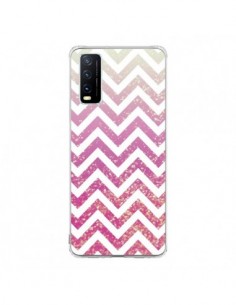 Coque Vivo Y20S Chevron Pixie Dust Triangle Azteque -...
