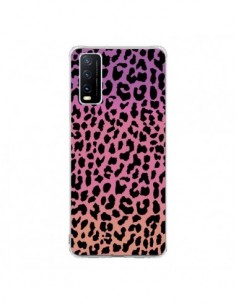 Coque Vivo Y20S Leopard Hot Rose Corail - Mary Nesrala