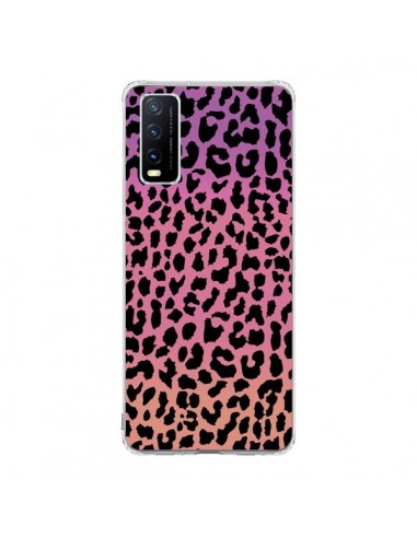 Coque Vivo Y20S Leopard Hot Rose Corail - Mary Nesrala