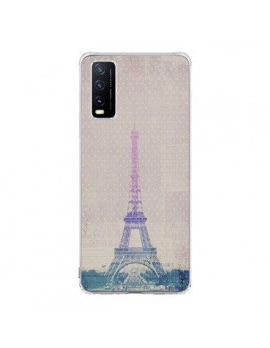 Coque Vivo Y20S I love Paris Tour Eiffel - Mary Nesrala