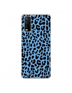 Coque Vivo Y20S Leopard Bleu Neon - Mary Nesrala