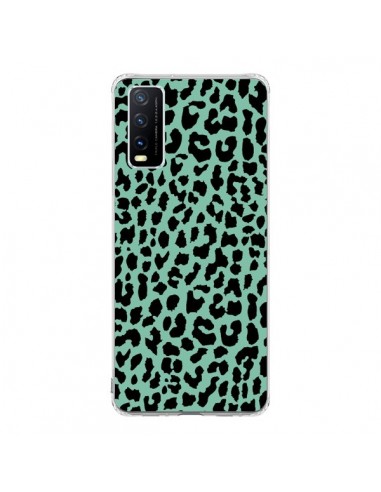 Coque Vivo Y20S Leopard Mint Vert Neon - Mary Nesrala