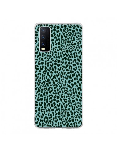 Coque Vivo Y20S Leopard Turquoise Neon - Mary Nesrala
