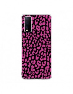 Coque Vivo Y20S Leopard Rose Pink - Mary Nesrala