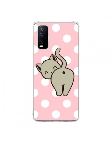 Coque Vivo Y20S Chat Chaton Pois - Maryline Cazenave