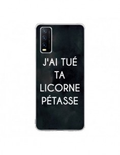 Coque Vivo Y20S J'ai tué ta Licorne Pétasse - Maryline...