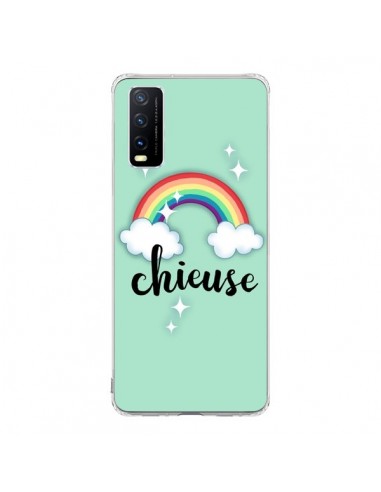 Coque Vivo Y20S Chieuse Arc en Ciel - Maryline Cazenave