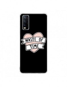 Coque Vivo Y20S Waste of Time Coeur - Maryline Cazenave
