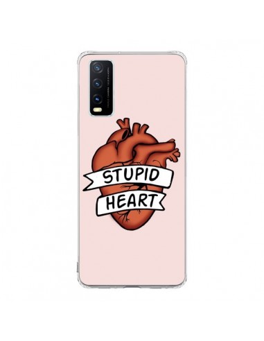 Coque Vivo Y20S Stupid Heart Coeur - Maryline Cazenave