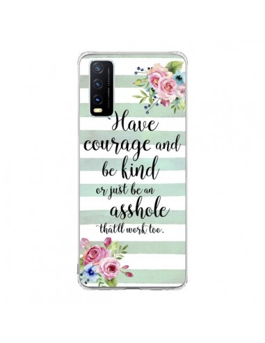 Coque Vivo Y20S Courage, Kind, Asshole - Maryline Cazenave