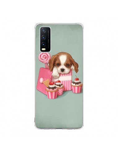 Coque Vivo Y20S Chien Dog Cupcake Gateau Boite - Maryline Cazenave