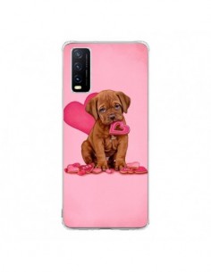 Coque Vivo Y20S Chien Dog Gateau Coeur Love - Maryline...